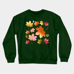 Leaves pattern Crewneck Sweatshirt